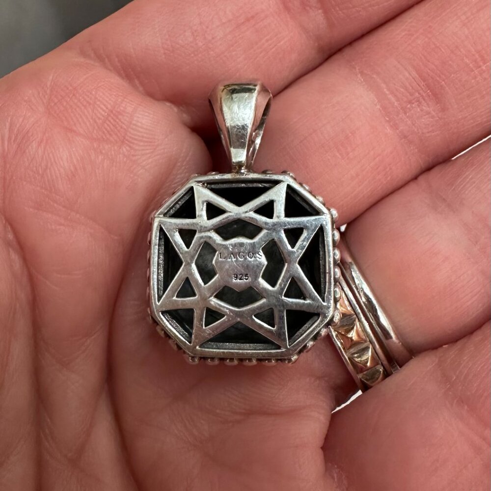 LAGOS Rocks Sterling Silver Enhancer Pendant - Picture 6 of 8